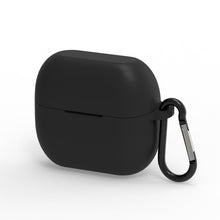 画像をギャラリービューアに読み込む, Geekria シリコン カバー 互換性 カバーサムスン SAMSUNG Galaxy Buds 3/Galaxy Buds3 Pro対応 True Wireless Earbuds 充電ケースカバー 外装カバーキーホルダーフック付き、充電ポートアクセス可能(黒)