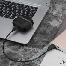 画像をギャラリービューアに読み込む, Geekria PUレザー 充電ケーブル 互換性 Type-C 充電コード USB to USB-C スカルキャンディSkullcandy Push ANC Active Dime Evo Sesh ANC Active に対応 (黒 / 30cm 2パック)