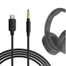 画像をギャラリービューアに読み込む, Geekria ケーブル USB-C Digital to Audio 互換性 オーディオコード スカルキャンディSkullcandy Hesh Evo, Hesh ANC, Hesh 3, Hesh 2, Hesh, Crusher Evo, Crusher ANC 2, Riff 2 ヘッドホンケーブル、 Type-C に適合する 1.7m