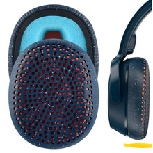 画像をギャラリービューアに読み込む, Geekria イヤーパッド QuickFit 互換性 パッド スカルキャンディ Skullcandy Riff Wireless ヘッドホンに対応 パッド イヤー / イヤーカップ プロテインレザー (青い)