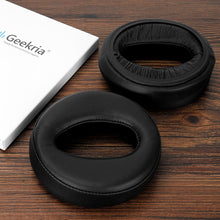 画像をギャラリービューアに読み込む, Geekria イヤーパッド QuickFit 互換性 パッド ソニー Sony MDR-Z7, MDR-Z7 M2 ヘッドホンに対応 パッド イヤー / イヤーカッププロテインレザー (ブラック)