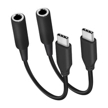 画像をギャラリービューアに読み込む, Geekria Type C → 3.5mm オーディオ変換ケーブル USB-C to 3.5mm メス ヘッドフォン ジャック アダプタイヤーホン 変換 コード Samsung Moto Z Huawe LG Nexus Macpro Air 等に用 12cm (2本セット)