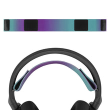 画像をギャラリービューアに読み込む, Geekria ヘッドバンド 互換性 ヘッドホンヘッドバンド SteelSeries Arctis 5 & Arctis 3 対応 交換用 パッド(ブルーパープル)