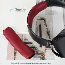 画像をギャラリービューアに読み込む, Geekria ヘッドバンド 互換性 ヘッドホンヘッドバンド ソニー SONY MDR-XB950BT MDR-XB950N1 MDR-XB950B1 MDR-XB950/H 対応 交換用 パッド(レッド)