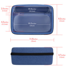 画像をギャラリービューアに読み込む, Geekria ケース Shield スピーカーケース 互換性 ハードケース 旅行用 ハードシェルケース ボーズ / Bose Soundlink Max に対応 収納ポーチ付き (青)