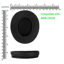 画像をギャラリービューアに読み込む, Geekria Sport イヤーパッド 互換性 パッド ソニー Sony MDR-CD250 ヘッドホンに対応 イヤパッド/イヤークッション/イヤーカップ ( 冷却ジェル / ブラック )