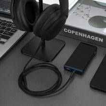 画像をギャラリービューアに読み込む, Geekria ケーブルナイロン編組互換性 オーディオコード スカルキャンディSkullcandy Crusher ANC 2, Crusher ANC, Hesh3, Hesh 2 ヘッドホンケーブル、3.5mm に適合する インラインマイクと音量コントロール 1.2 m