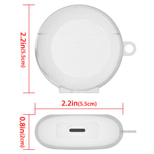 画像をギャラリービューアに読み込む, Geekria ケース 互換性 TPU カバー HUAWE FreeBuds 4 Wireless 対応 True Wireless 充電ケース シリコン 充電ケースカバー 外装カバー キーホルダーフック付き