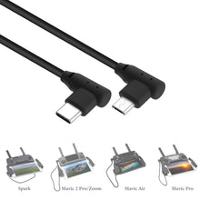 画像をギャラリービューアに読み込む, Geekria Micro USB OTGケーブル DJI Mavic Mini/2 Pro/Zoom、Mavic Air、Spark送信機用 USB-Cスマホ対応 ドローン送信機接続用 短いL字型データコード(30cm)