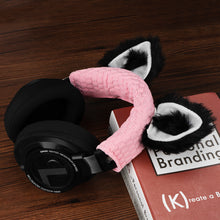 画像をギャラリービューアに読み込む, Geekria カバー 互換性 ニット生地 ヘッドバンド猫耳スーツ レイザー Razer, スティールシリー SteelSeries, HyperX, ゼンハイザー Sennheiser, アストロテック ASTRO, ソニー Sony, ロジクール Logitech, オーディオテクニカ ATH ヘッドホンに 対応 簡単に装着 工具不要