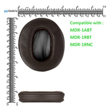 画像をギャラリービューアに読み込む, Geekria イヤーパッド QuickFit 互換性 パッド ソニー Sony MDR-1ABT, MDR-1RBT, MDR-1RNC ヘッドホンに対応 パッド イヤー / イヤーカップ ( プロテインレザー / コーヒー )