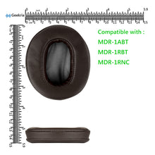 画像をギャラリービューアに読み込む, Geekria イヤーパッド 互換性 パッド ソニー Sony MDR-1ABT, MDR-1RBT, MDR-1RNC ヘッドホンに対応 パッド イヤー / イヤーカップ ( プロテインレザー / コーヒー )