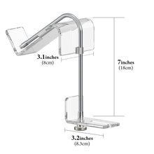 画像をギャラリービューアに読み込む, Geekria アクリル センター スクリーン / ミッド ウェブカメラ スタンド、モニター、ノートパソコンの画面のどこにでもウェブカメラを設置可能、ロジクール Logicool MX Brio、C920x、C922、C930 ウェブカメラに対応 (透明)