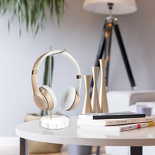 画像をギャラリービューアに読み込む, Geekria ヘッドホンスタンド クリア オンイヤー ヘッドホン、ゲームヘッドセット用の ホルダー, デスクディスプレイハンガー 頑丈なヘビーベース ボーズ Bose QC25, QC15, AE2, アーカーゲー AKG, Parrot Zik ヘッドセット用 と互換性 (透明です)