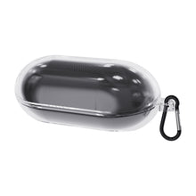 画像をギャラリービューアに読み込む, Geekria TPU カバー 互換性 カバー Sony WF-C500 対応 True Wireless Earbuds 充電ケース充電ケースカバー 外装カバー キーホルダーフック付き、充電ポートアクセス可能 (Clear)