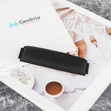 画像をギャラリービューアに読み込む, Geekria ヘッドバンド 互換性 ヘッドホンヘッドバンド プロテインレザー パッド ゼンハイザー Sennheiser HD 418/ 419/ 428/ 429/ 439/ 438/ 448 対応 交換用 (ブラック)