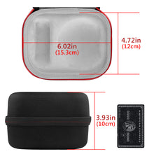 画像をギャラリービューアに読み込む, Geekria ハードシェル スピーカー ケース カバー アップル Apple HomePod Mini Bluetooth スピーカー ケースと互換性あり、交換用スピーカー トラベル キャリー バッグ (ブラック)