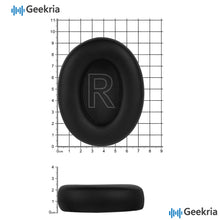画像をギャラリービューアに読み込む, Geekria QuickFit イヤーパッド 互換性 パッド アンカー for Anker Soundcore Life 2 (Not fit Life 2 Neo), Life Q20, Q20+, Q20I, Q20BT ヘッドホンに対応 イヤパッド/イヤークッション/イヤーカップ ( プロテインレザー / ブラック )