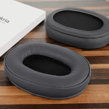 画像をギャラリービューアに読み込む, Geekria イヤーパッド QuickFit 互換性 パッド オーディオテクニカ ATH-SR9, ATH-DSR9BT, ATH-DSR7BT ヘッドホンに対応 パッド イヤー / イヤーカップ (プロテインレザー / グレー)