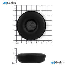 画像をギャラリービューアに読み込む, Geekria イヤーパッド QuickFit 互換性 パッド ジャブラ Jabra Engage 30/50 ヘッドホンに対応 パッド イヤー / イヤーカップ (プロテインレザー/黒)