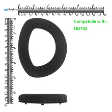 画像をギャラリービューアに読み込む, Geekria イヤーパッド Comfort 互換性 パッド ゼンハイザー Sennheiser HD700 ヘッドホンに対応 パッド イヤー / イヤーカップ ( マイクロスエード / ブラック )