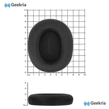 画像をギャラリービューアに読み込む, Geekria イヤーパッド Comfort互換性 パッド Baseus D05 ヘッドホンに対応 パッド イヤー / イヤーカップ メッシュファブリック (黒)