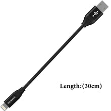 画像をギャラリービューアに読み込む, Geekria 充電ケーブル 互換性 USB 充電コード USB to Lightning アップル Apple AirPods Max, AirPods Pro, AirPods 2, AirPods, ビーツバイドクタードレ Beats Solo Pro, Powerbeats Pro, Powerbeats, BeatsX に対応 (黒/30cm)