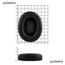画像をギャラリービューアに読み込む, Geekria イヤーパッド QuickFit 互換性 パッド ジェイビーエル JBL Live 650 BTNC, Lifestyle E65BTNC, Duet NC, Live 660 BTNC ヘッドホンに対応 パッド イヤー / イヤーカップ (プロテインレザー / ブラック)