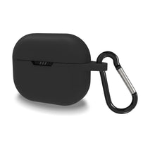 画像をギャラリービューアに読み込む, Geekria シリコン カバー 互換性 カバー JBL Tune 130NC TWS 対応 True Wireless Earbuds 充電ケース充電ケースカバー 外装カバー キーホルダーフック付き、充電ポートアクセス可能 (Black)