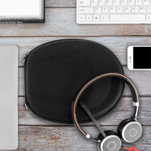 画像をギャラリービューアに読み込む, Geekria ケース Shield ヘッドホンケース 互換性 ハードケース 旅行用 ハードシェルケース ゼンハイザー Sennheiser, Mpow, シュア Shure, ロジクール Logitech に対応 収納ポーチ付き (Black)