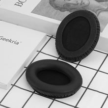 画像をギャラリービューアに読み込む, Geekria イヤーパッド 互換性 パッド INFURTURE H1ヘッドホンに対応 パッド イヤー / イヤーカップ プロテインレザー (黒)