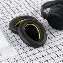 画像をギャラリービューアに読み込む, Geekria イヤーパッド QuickFit 互換性 パッド ソニー Sony WH-CH700N, WH-CH710N, WH-CH720N ヘッドホンに対応 パッド イヤー / イヤーカップ プロテインレザー (ブラック)