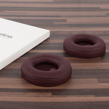 画像をギャラリービューアに読み込む, Geekria イヤーパッド QuickFit 互換性 パッド ジェイビーエル JBL LIVE 400BT ヘッドホンに対応 パッド イヤー / イヤーカップ ( プロテインレザー / 赤 )