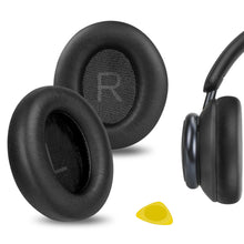 画像をギャラリービューアに読み込む, Geekria イヤーパッド QuickFit 互換性 パッド アンカー Anker Soundcore Life Q45, Space Q45 ヘッドホンに対応 パッド イヤー / イヤーカップ (プロテインレザー / ブラック)