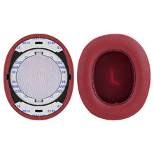 画像をギャラリービューアに読み込む, Geekria イヤーパッド QuickFit 互換性 パッド ジェイビーエル JBL E55BT ヘッドホンに対応 パッド イヤー / イヤーカップ (プロテインレザー / 赤)