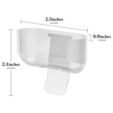 画像をギャラリービューアに読み込む, Geekria 超軽量 ポリカーボネート ベルト クリップ イヤホン ケース アップル AirPods Pro 2と互換性あり ハイキング 室外活動用 ハードシェル しっかり固定でき (ホワイト 1個 シングルケース)