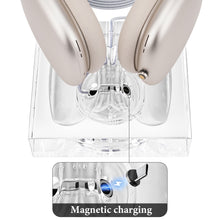 画像をギャラリービューアに読み込む, Geekria ヘッドホン 充電スタンド AirPods Max (USB-C)に対応 アクリル充電ドック 充電ベース スリープ省電力モード付き (クリア)