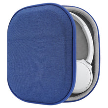 画像をギャラリービューアに読み込む, Geekria ケース Sheild ヘッドホンケース 互換性 ハードケース 旅行用 ハードシェルケース ソニー Sony WH-CH510, WH-CH520, MDR-ZX300, MDR-ZX310, MDR-XB200 に対応 収納ポーチ付き (ブルー)