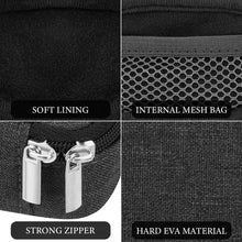 画像をギャラリービューアに読み込む, Geekria イヤホン キャリング ポーチ Bowers&Wilkins Pi8, Pi7 S2, Pi5 S2 ケース カバーと互換性あり、交換用保護耳栓 トラベル バッグ ケーブル収納付き (ダーク グレー)