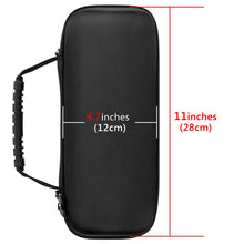 画像をギャラリービューアに読み込む, Geekria Shield スピーカーケース JBL Pulse 5 Bluetoothスピーカーケースと互換性あり 交換用ハードシェル トラベルキャリーバッグ ケーブル収納付き (ブラック)