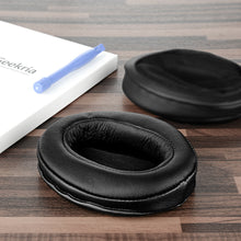 画像をギャラリービューアに読み込む, Geekria イヤーパッド QuickFit 互換性 パッド ソニー Sony MDR-1ABT, MDR-1RBT, MDR-1RNC ヘッドホンに対応 パッド イヤー / イヤーカップ (プロテインレザー / ブラック)