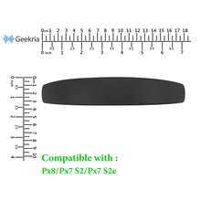 画像をギャラリービューアに読み込む, Geekria ヘッドバンド 互換性 ヘッドホンヘッドバンド ラムスキンパッド Bowers & Wilkins Px8/Px7 S3/Px7 S2/Px7 S2e (Not Compatible with Px7) 対応 交換用 (ブラック)