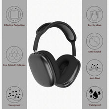 画像をギャラリービューアに読み込む, Geekria カバー イヤーパッドカバー シリコンカバーAirPods Max ヘッドホン用 保護カバー 劣化防止 防塵 防汗 洗濯可 ( ブラック)