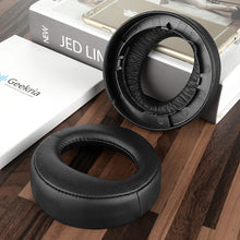 画像をギャラリービューアに読み込む, Geekria イヤーパッド QuickFit 互換性 パッド ソニー SONY PlayStation Platinum Wireless Headset, PS4 Platinum Wireless ヘッドホンに対応 パッド イヤー / イヤーカップ (プロテインレザー/ブラック)