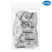 画像をギャラリービューアに読み込む, Geekria カバー 100 個入り 50ペア 個別包装 2個入り ヘッドホンカバー 不織布 使い捨て イヤーパッドカバー ストレッチニット オーバーイヤー ヘッドホンMRI ヘッドセット 用 劣化防止、防塵 (中 / ホワイト)