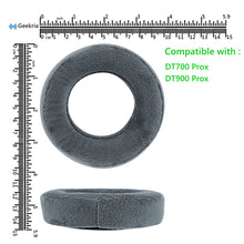 画像をギャラリービューアに読み込む, Geekria イヤーパッド Comfort 特厚 互換性 パッド ベイヤーダイナミック Beyerdynamic DT 700 PRO X, DT 900 PRO X ヘッドホンに対応 パッド イヤー / イヤーカップ (ベロア / グレー )