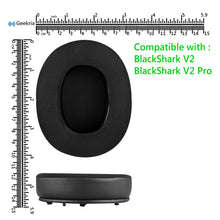 画像をギャラリービューアに読み込む, Geekria イヤーパッド Sport 互換性 パッド レイザー Razer BlackShark V2/ V2 Pro (Does Not Fit BlackShark V2 Pro 2023 Edition) ヘッドホンに対応 パッド イヤー / イヤーカップ ( 冷却ジェル / ブラック)