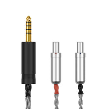 画像をギャラリービューアに読み込む, Geekria Apollo 6N 単結晶銀 アップグレード ケーブル ゼンハイザー Sennheiser HD820, HD800S, HD800 等 ヘッドホン 対応 オーディオ ケーブル バランスケーブル 8芯 (4.4mmプラグ 130cm )