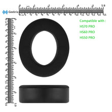 画像をギャラリービューアに読み込む, Geekria イヤーパッド Sport 互換性 パッド コルセア Corsair HS70 PRO, HS60 PRO, HS50 PRO ヘッドホンに対応 パッド イヤー / イヤーカップ ( 冷却ジェル / ブラック)