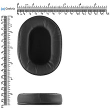 画像をギャラリービューアに読み込む, Geekria QuickFit イヤーパッド 互換性 パッド ソニー Sony Turtle Beach スカルキャンディ Skullcandy and Other Mid-Sized Over-Ear ヘッドホンに対応 イヤパッド/イヤークッション/イヤーカップ ( プロテインレザー / ブラック)